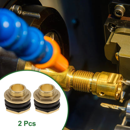 1/2" Male Brass Pipe Fittings Connector with Gasket 63/64"