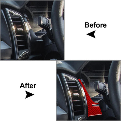 Carbon Fiber Speedometer Side Cover Trim for Ford Ranger (2015-2022)