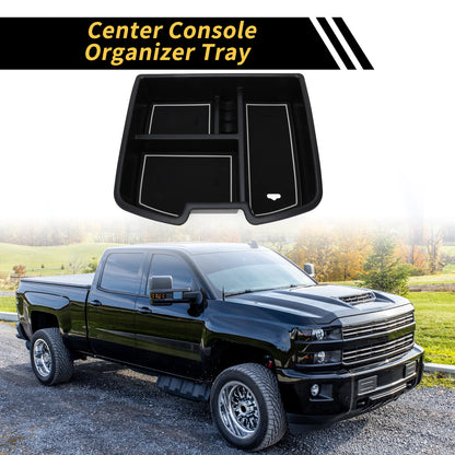 Center Console Organizer Tray for Chevy Silverado 1500, GMC (2019–2023)
