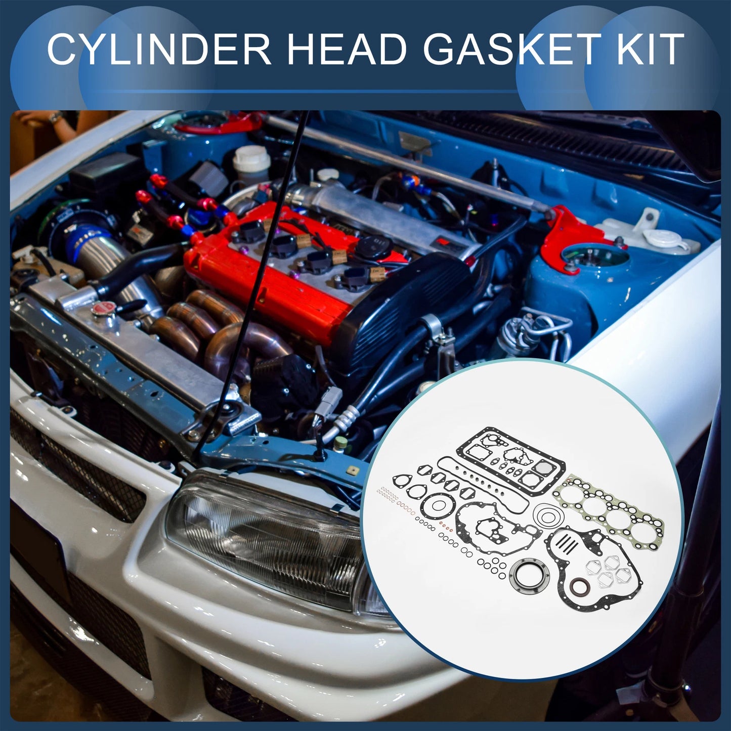 Cylinder Head Gasket Kit ME997273 for Mitsubishi 4D32 (Years Not Specified)