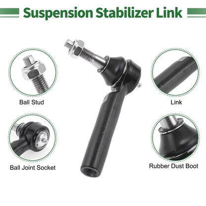 4 Pcs Front Suspension Kit Tie Rod Ends & Ball Joints for Chevrolet Silverado 1500