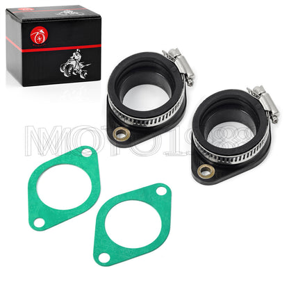 2X Carburetor Intake Manifold Boot for Honda CB350 Super Sport (1968–1973)