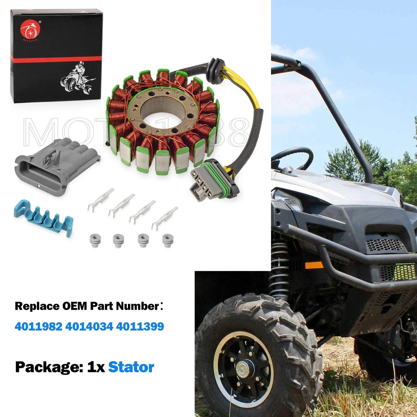 Stator Coil for Polaris RZR Sportsman Ranger (2005–2014)