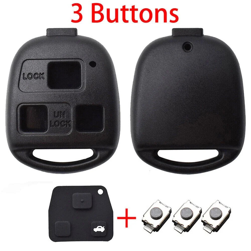 Key Shell Case Replacement for Toyota Land Cruiser FJ Cruiser Car Key