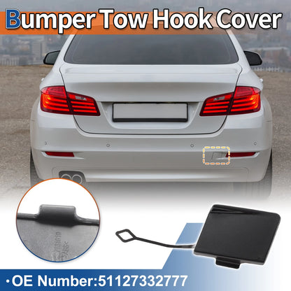 Rear Car Bumper Tow Hook Cover for BMW 5 Series F10 (2011–2017) No. 51127332777 Sophisto Grey
