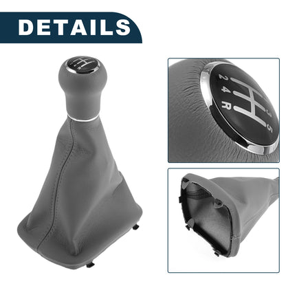 5 Speed Gear Shift Knob w/ Cover No. 4B0863279A for Audi A4 (1995–2001)