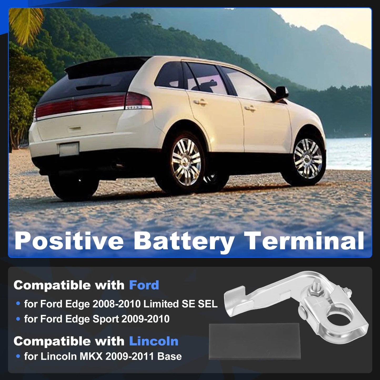 926-601 Positive Battery Terminal for Ford Edge (2008–2010), Lincoln MKX (2009–2011)