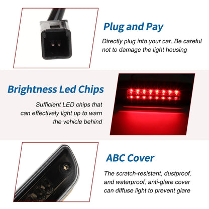 Black LED Third Brake Light for Toyota Tacoma (2005–2015) No. 8157004030