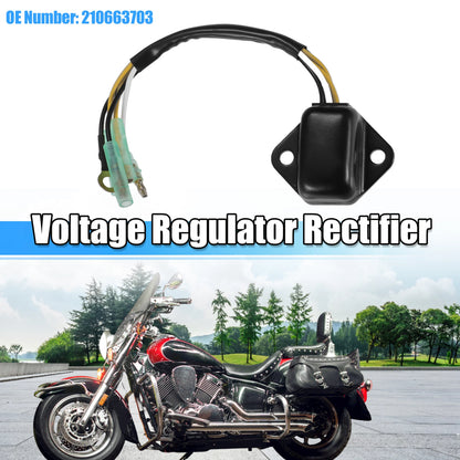 1pc Voltage Regulator Rectifier for Kawasaki 650 X-2 (No. 210663703)