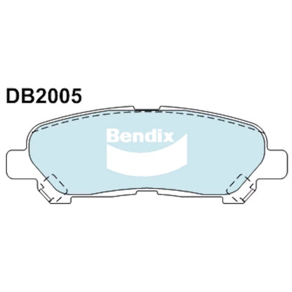 Rear Disc Brake Rotors + Bendix Pads for Toyota Kluger (2007–2014)