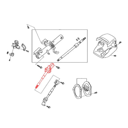 U-joint Steering Column Shaft for Toyota Hilux Vigo (2005–2015)