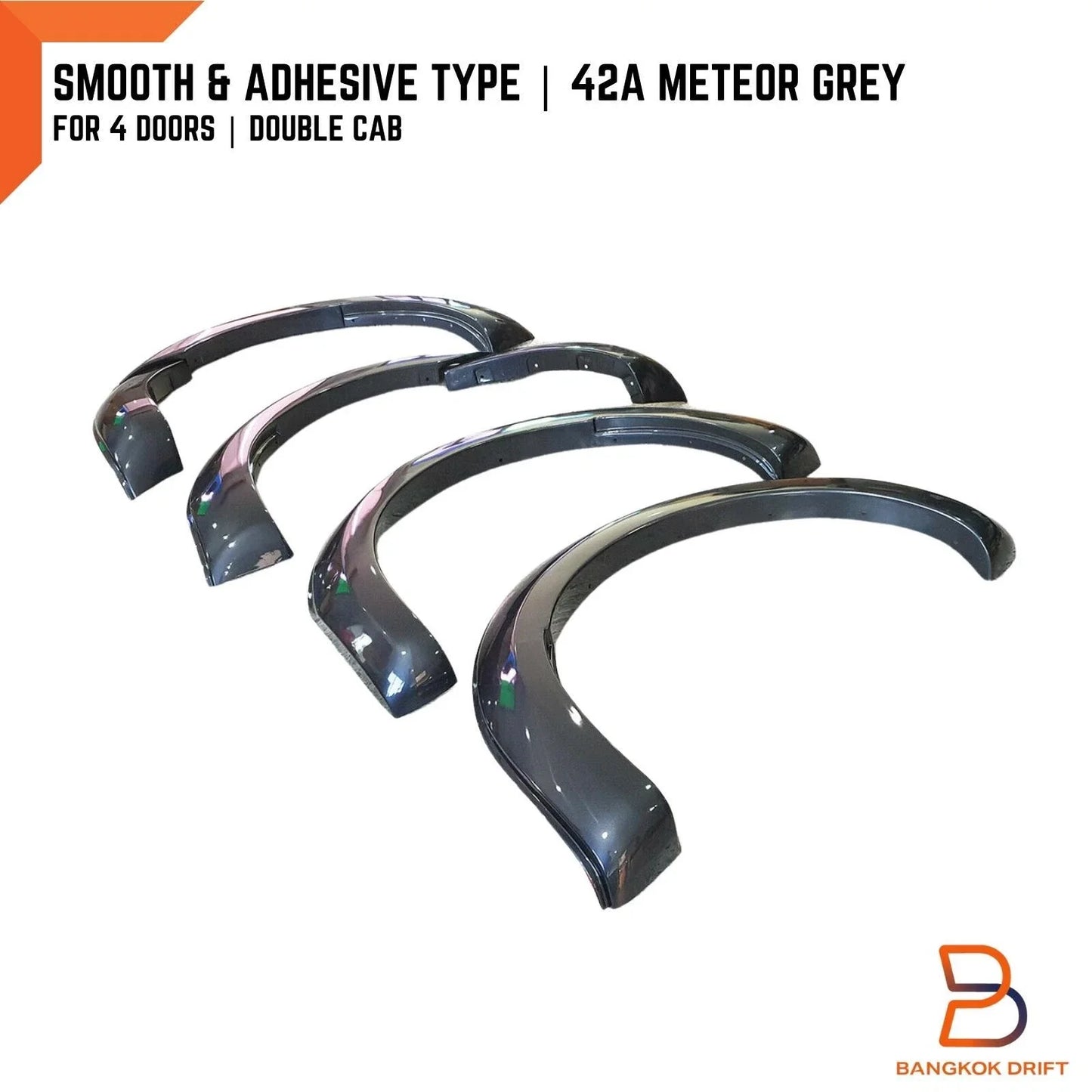 42A Fender Flares for Ford Ranger PX2 Dual Cab 2015-2018