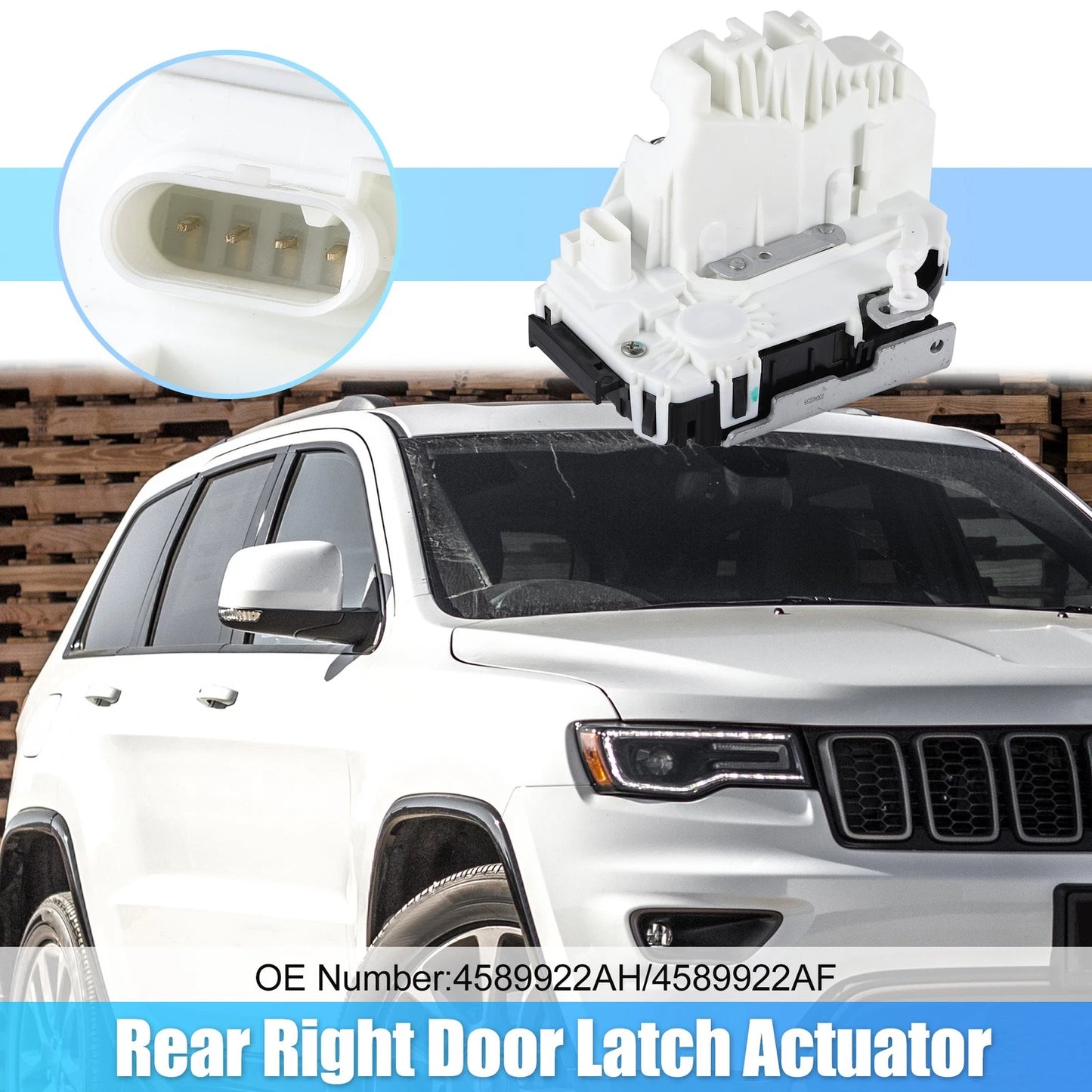 Rear Right Power Door Lock Actuator for Dodge Durango, Jeep (No. 4589922AH)