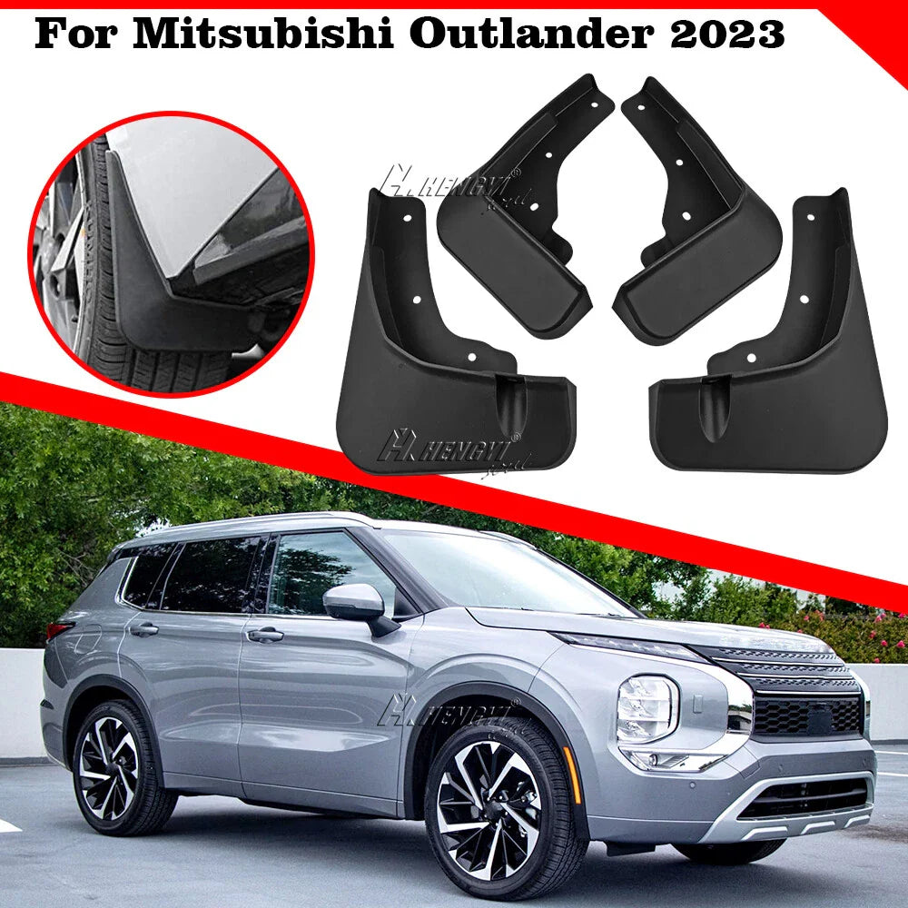 4x Mud Flaps Splash Guards Fender for Mitsubishi Outlander (2023–2024)
