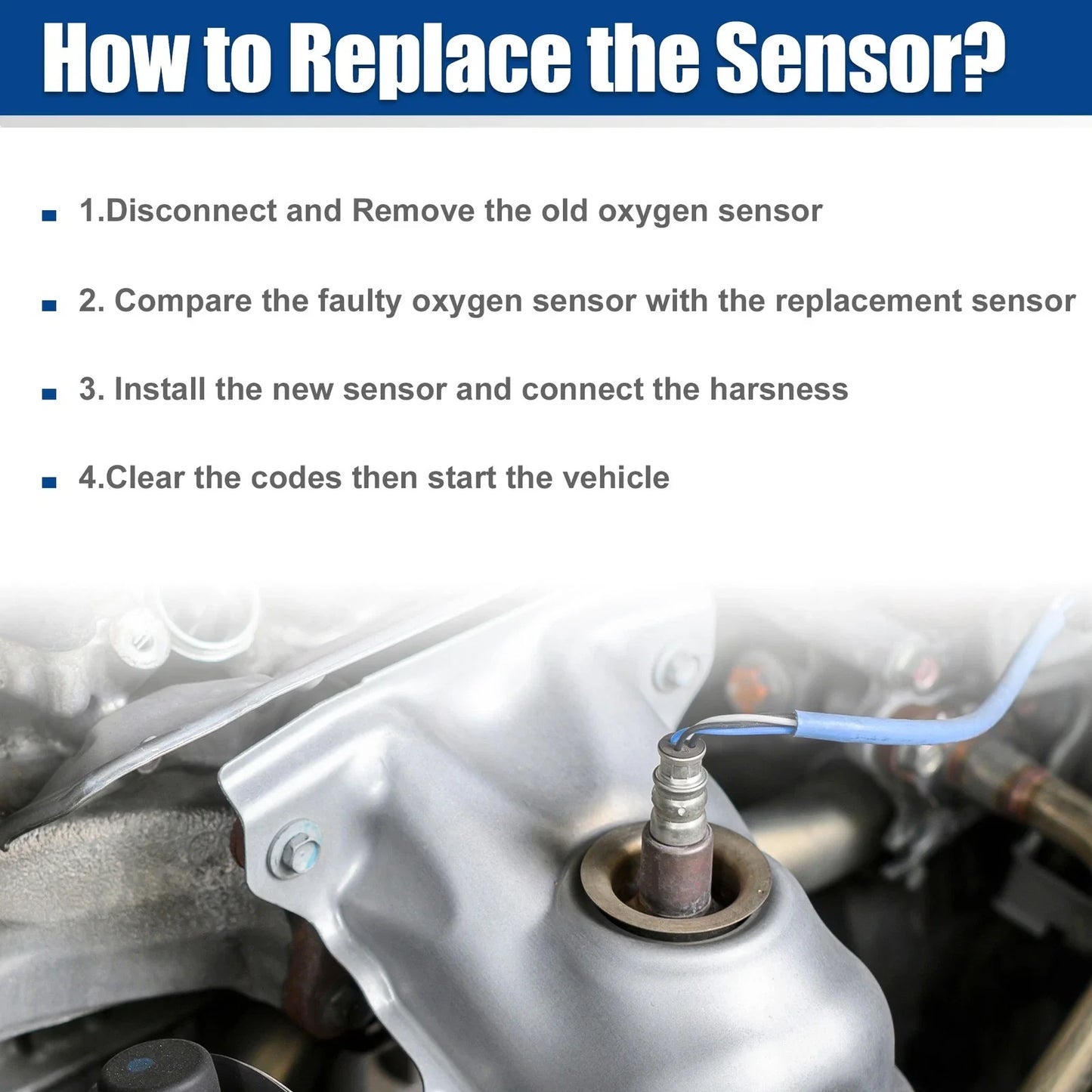 O2 Oxygen Sensor for Chevrolet Silverado 1500 (2014-2019)