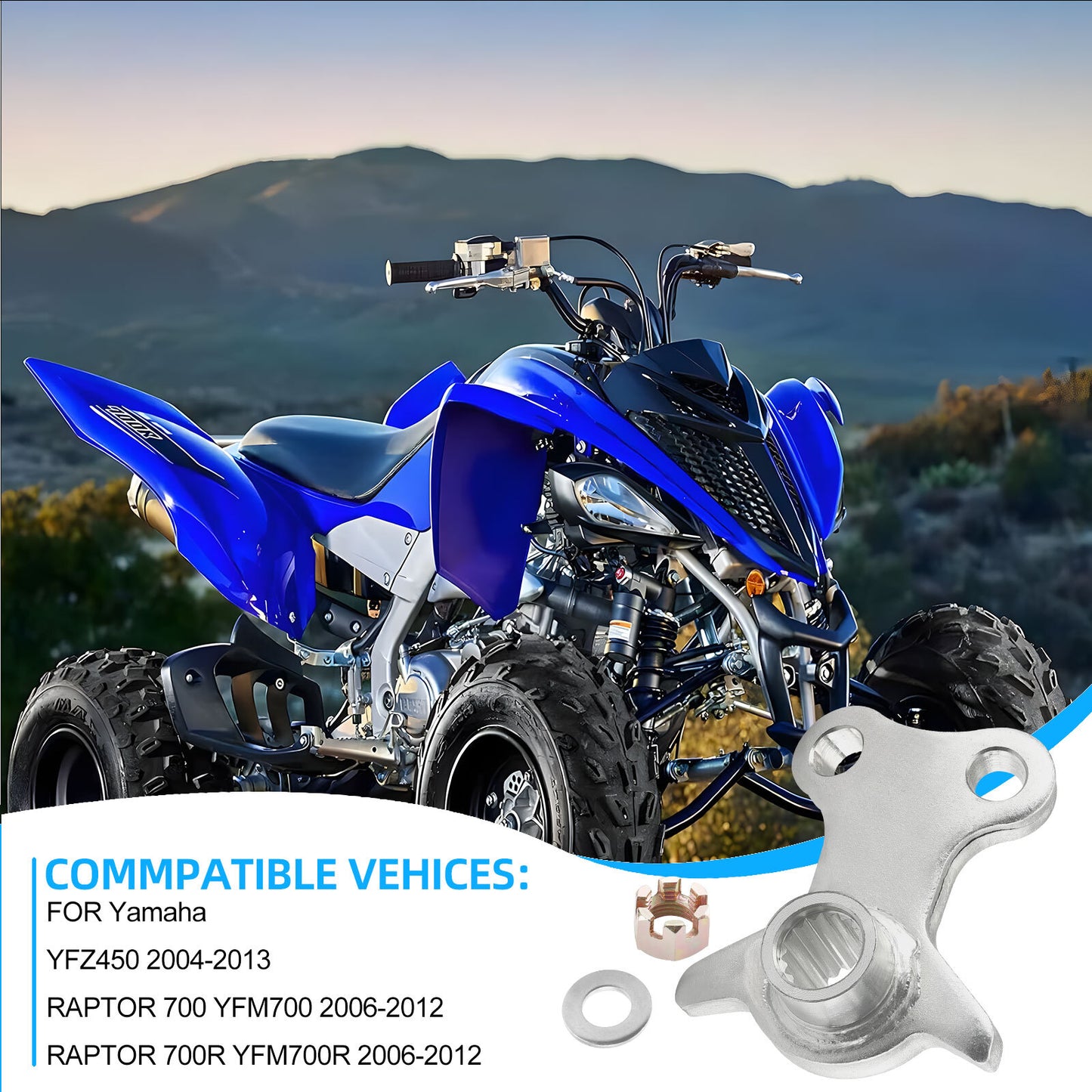 Pitman Arm for Yamaha Raptor 700/700R (2006–2012) & YFZ450 (2004–2013)