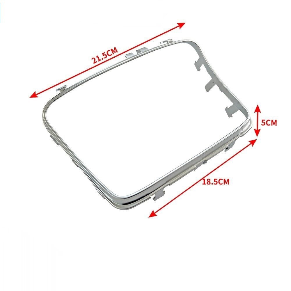 Chrome Center Cup Holder Frame Trim for Mercedes Benz E Class (2016–2023)