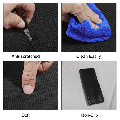 Seat Pad Cover for Universal Fit (Black Seaweed Fiber Latex)
