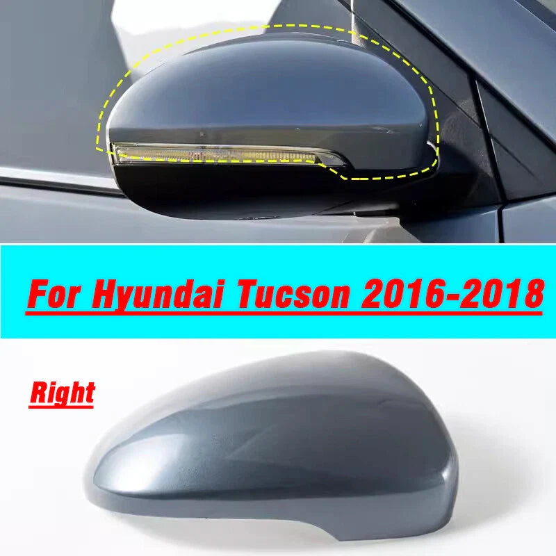Right Passenger Side Mirror Cap Cover for Hyundai Tucson (2016–2018)