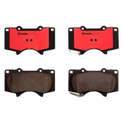 Set of 4 Brembo Front Disc Brake Pads for Toyota Landcruiser Prado (2006–2009)