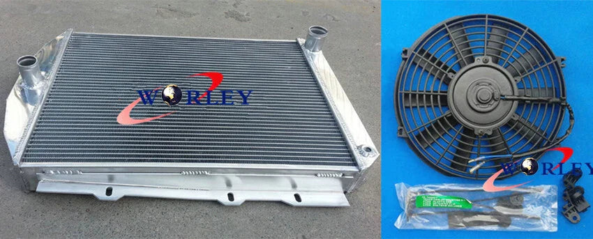 Aluminum Radiator & Fans for Chevy 350 V8 Hot Rod (1938)