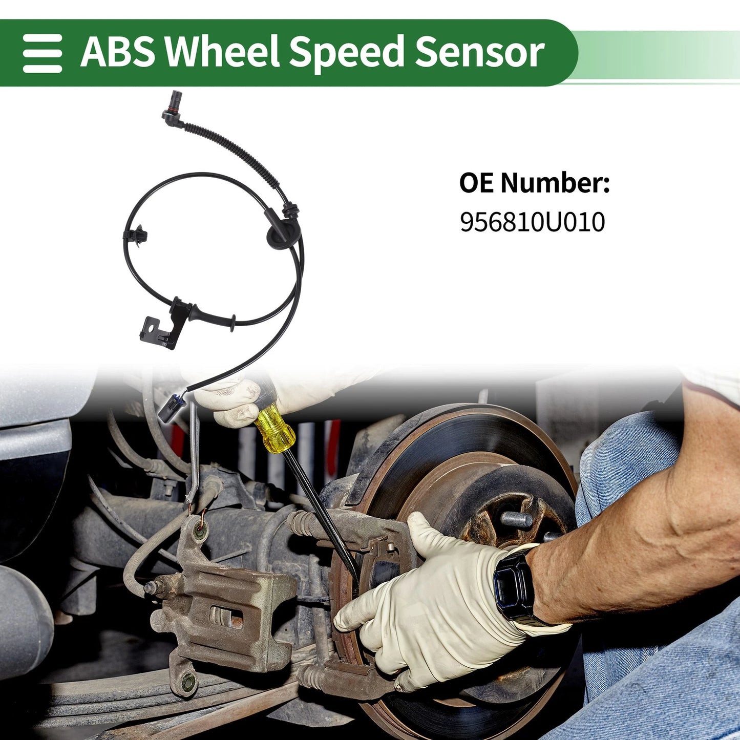 ABS Wheel Speed Sensor No. 956810U010 for Hyundai Verna (2014–2017)