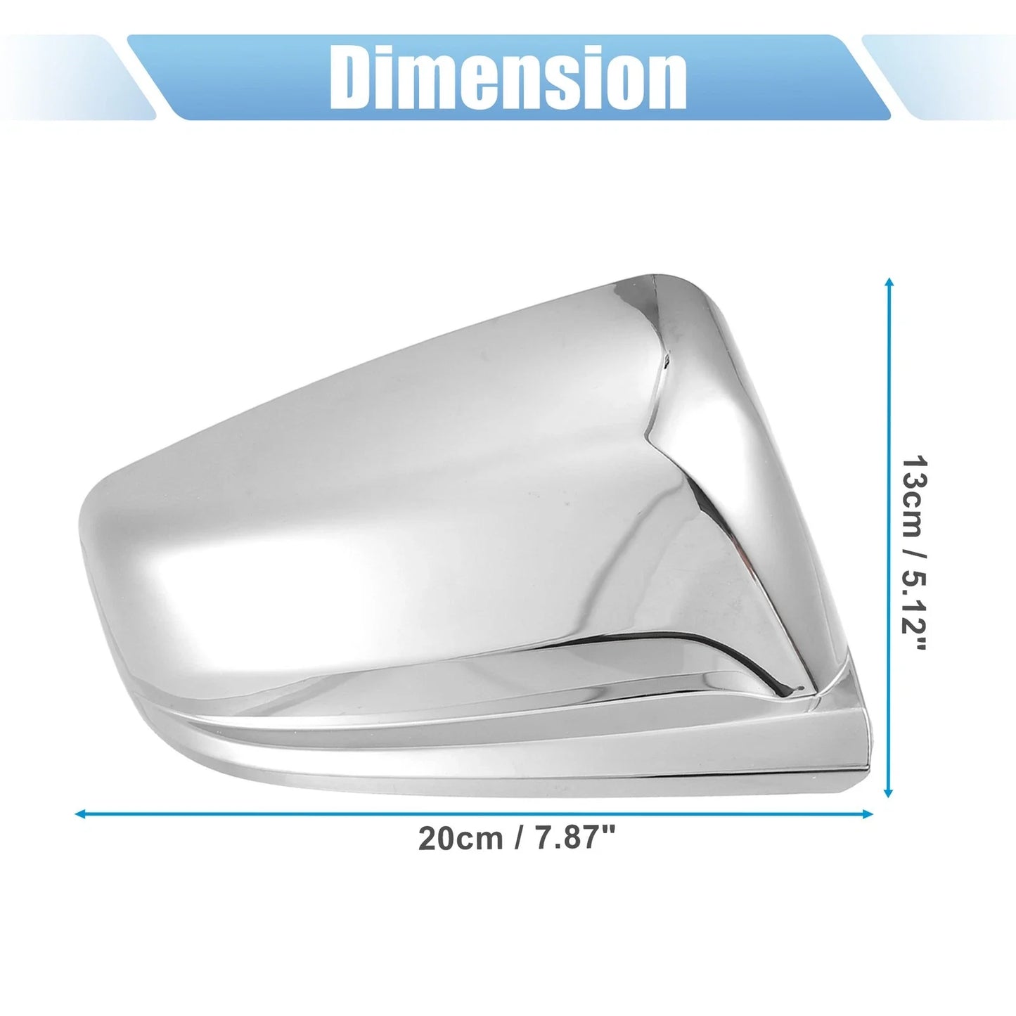 Chrome Plated Top Half Mirror Covers for Chevrolet Malibu