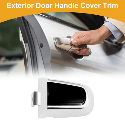 Exterior Door Handle Cover Trim for Chevrolet Malibu (2016-2018) Black ABS