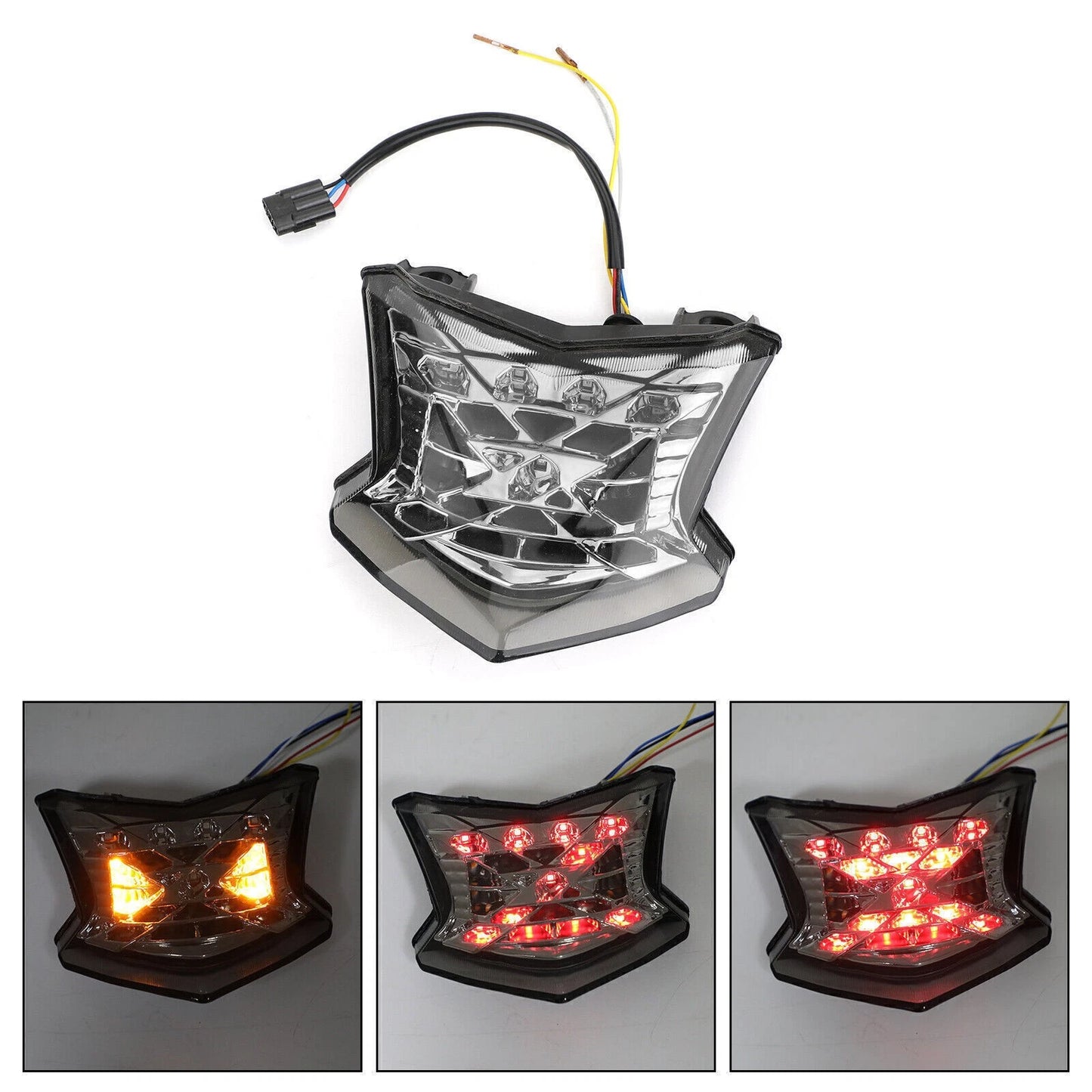 Tail Light for Kawasaki Z650 Ninja 650 Z900 (2017–2024) Silver