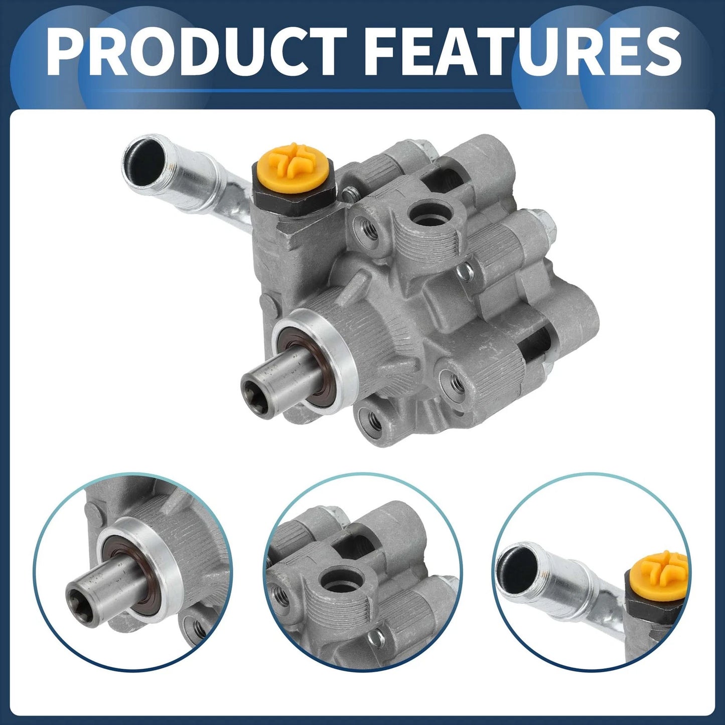 1 Pc Power Steering Pump No. 04782523AC for Chrysler 300, Dodge Challenger (–)