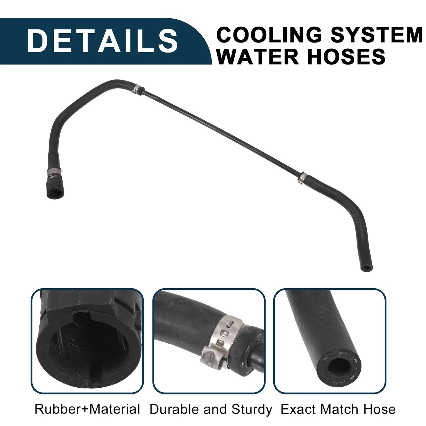 Radiator Hose 3.0L for BMW Z4 (2009 - 2011) Black