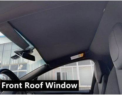 Front Roof Shade Window Sunshade Privacy Sleep Mesh Cover for Tesla Model X