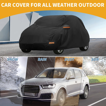 Waterproof Car Cover for Toyota Aygo X (2022–2023) 190T-PU with Zipper