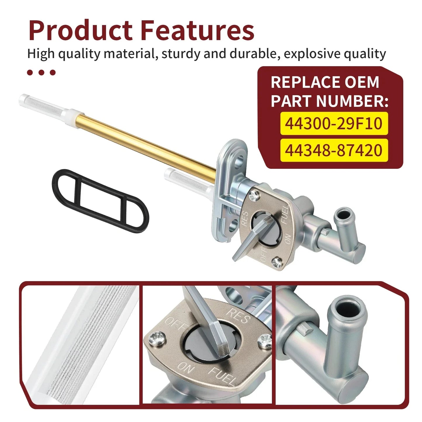 Fuel Petcock Valve Kit for Suzuki DR-Z400 (2000–2012)