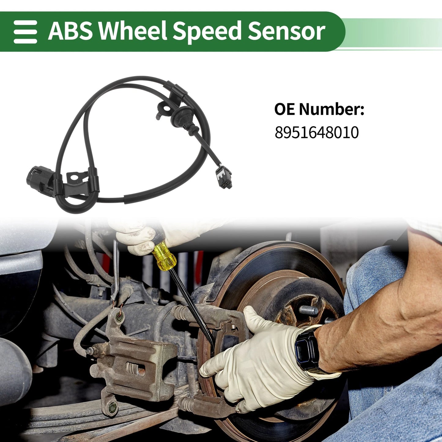 ABS Wheel Speed Sensor No. 8951648010 for Toyota Highlander (2001–2004)