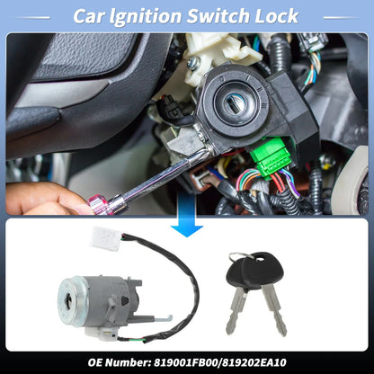 Ignition Lock Cylinder with 2 Keys for Hyundai Tucson (2005-2009)
