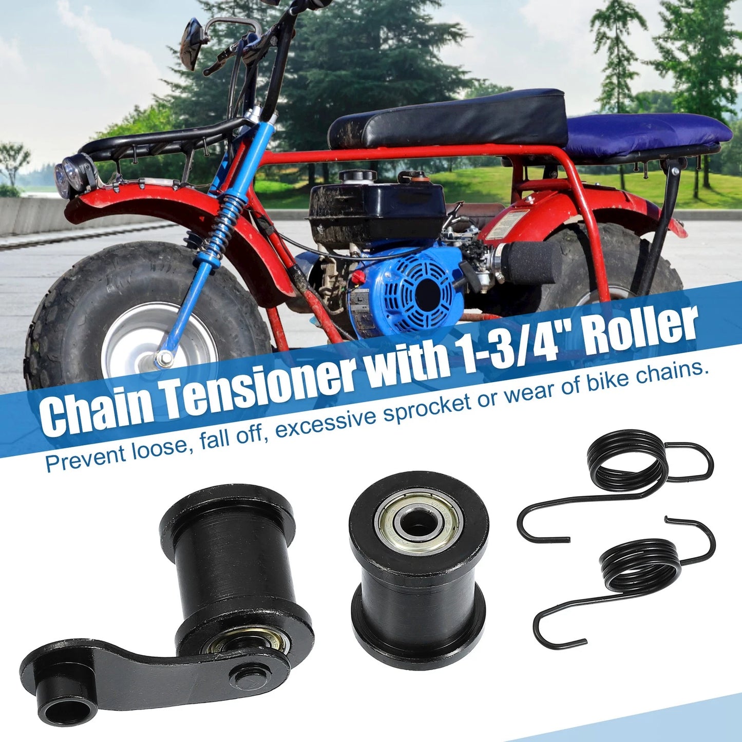 Chain Tensioner with 1-3/4" Roller for Coleman BT200X CT200U (2000–2023)