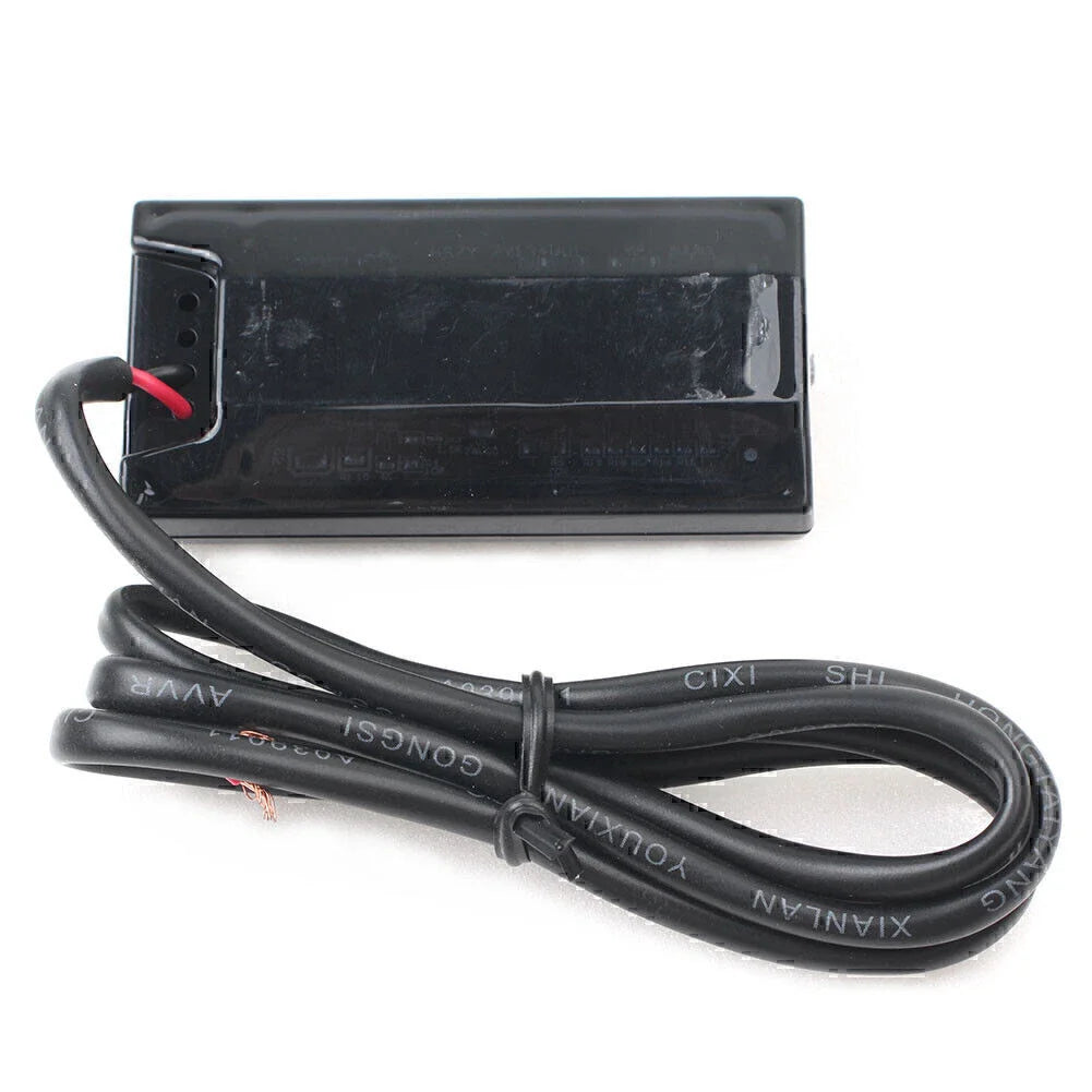 Mini LED Digital Voltmeter Gauge for Universal Vehicles - Red/Blue