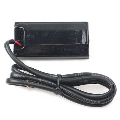 Mini LED Digital Voltmeter Gauge for Universal Vehicles - Red/Blue