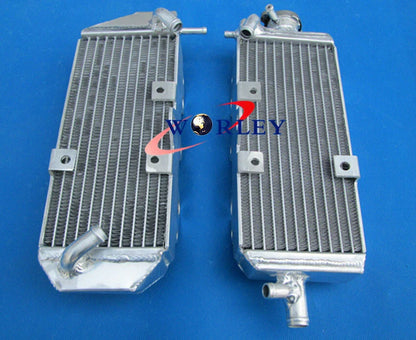 Aluminum Radiator & Black Hose for Suzuki RM125 (1992-1995)  2-Stroke
