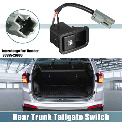 Fuel Tank Selector Switch for Hyundai (93555-2B000) - 2 x Release Control Switch
