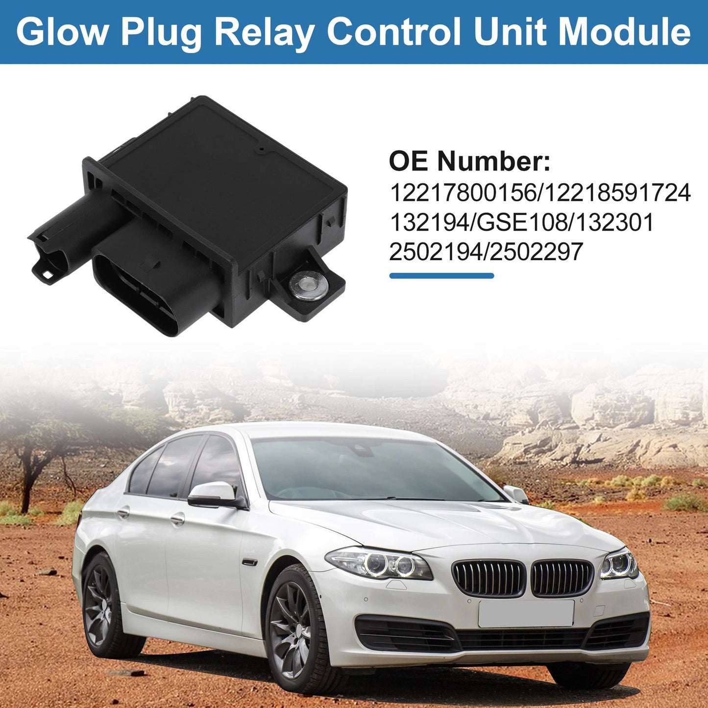 Glow Plug Relay Control Module No.12217800156 for BMW X6 E71 (2009–2014)
