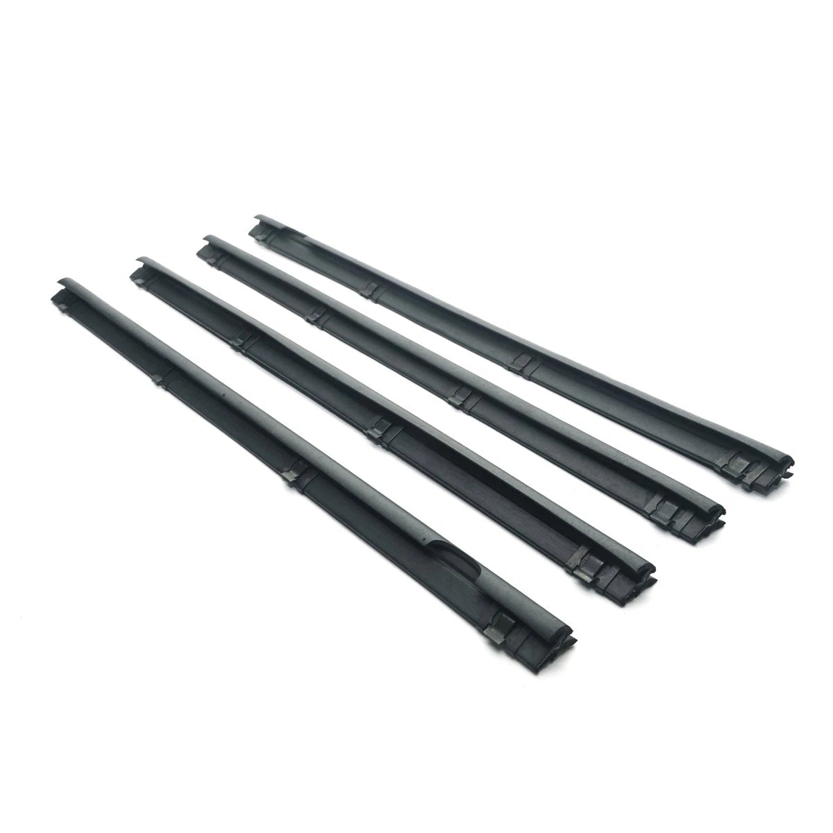 Set of 2 Rear Door Glass Weatherstrips for Toyota Starlet (1978–1984)