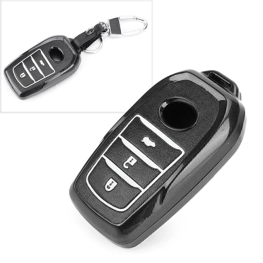 Remote Control Key Fob Shell Cover for Toyota RAV4, Corolla, Prado (2019–2023)