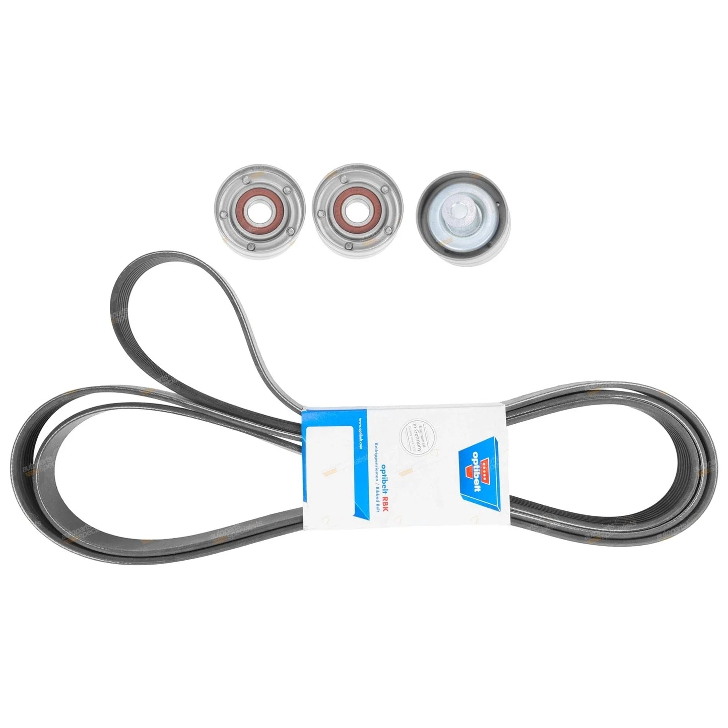 Engine Pulley & Drive Belt Kit for Ford Everest UA 5 cyl 3.2L P5AT (2015-2019)