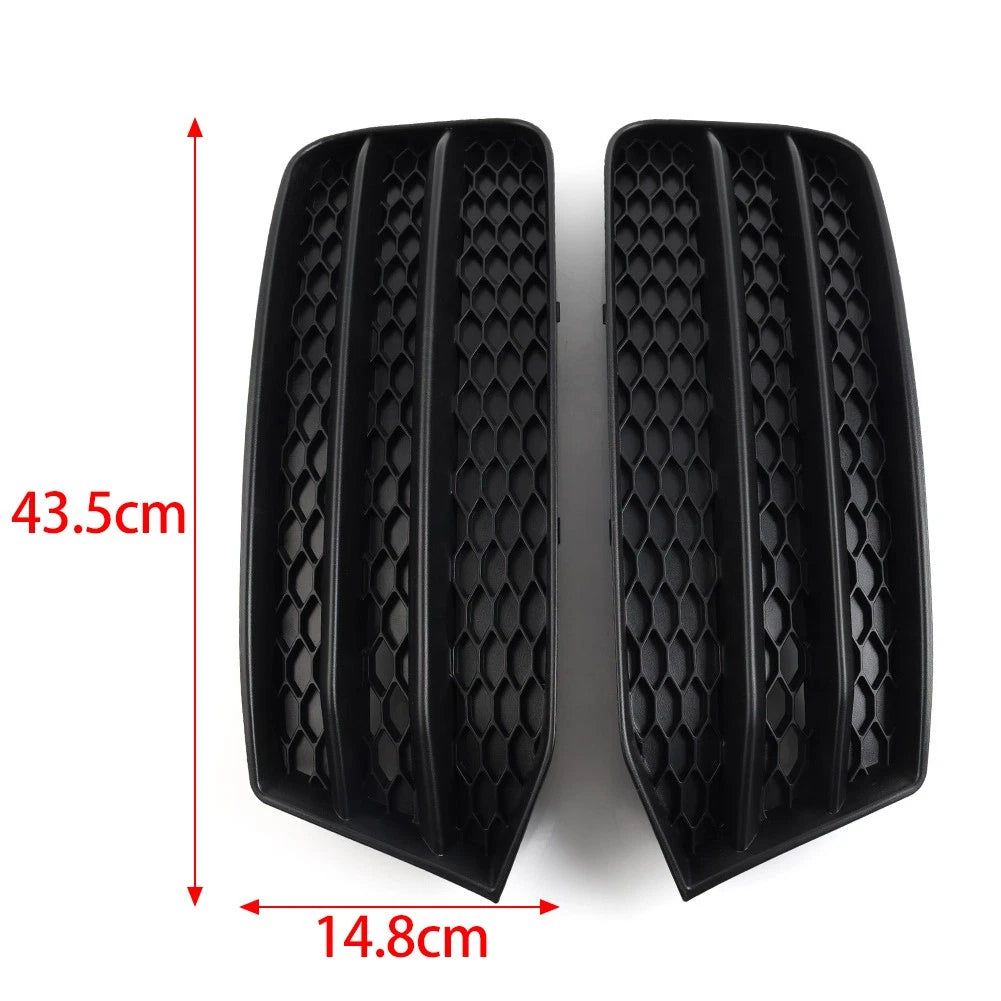 Closed Mesh Honeycomb Front Bumper Fog Light Grille for Audi A3 S3 (2013–2020)