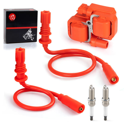 Ignition Coil with Wire Cap & Spark Plug for Polaris Sportsman SP 850 (2019)