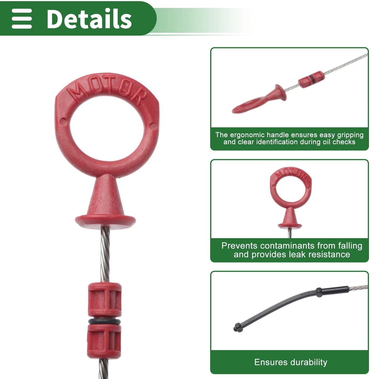Oil Level Dipstick No. 20758415/20466597 for Audi A4L 1.8T/2.0T (2012–2025)