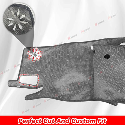 LHD Non-Slip Poly Carpet Dash Mat Cover for Honda Civic (2012–2015)