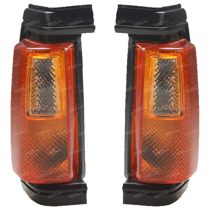 2X Amber Front Corner Lights for Nissan Navara D21 (1990–1992)